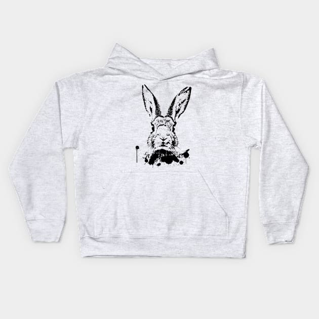 Rabbit Kids Hoodie by lunabelleapparel